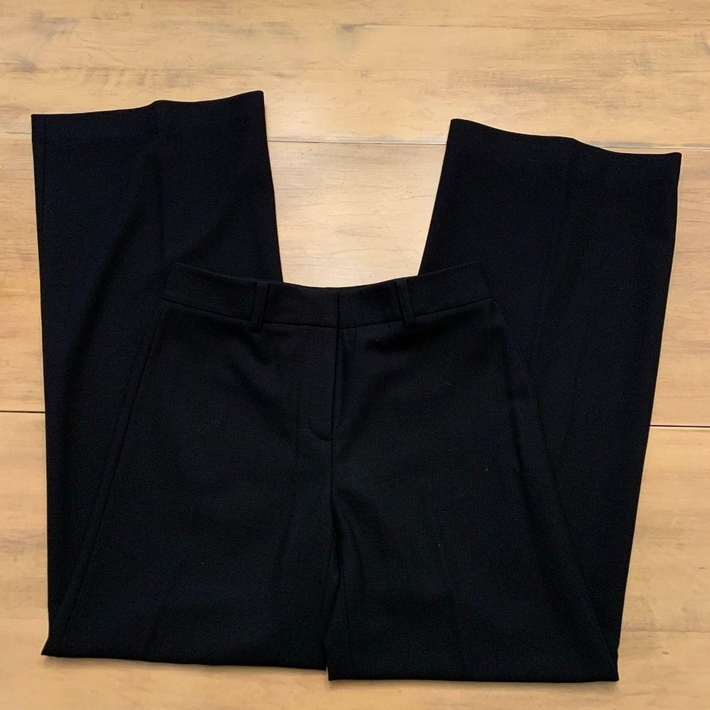 Anne Klein New York Black Virgin Wool Pants 4